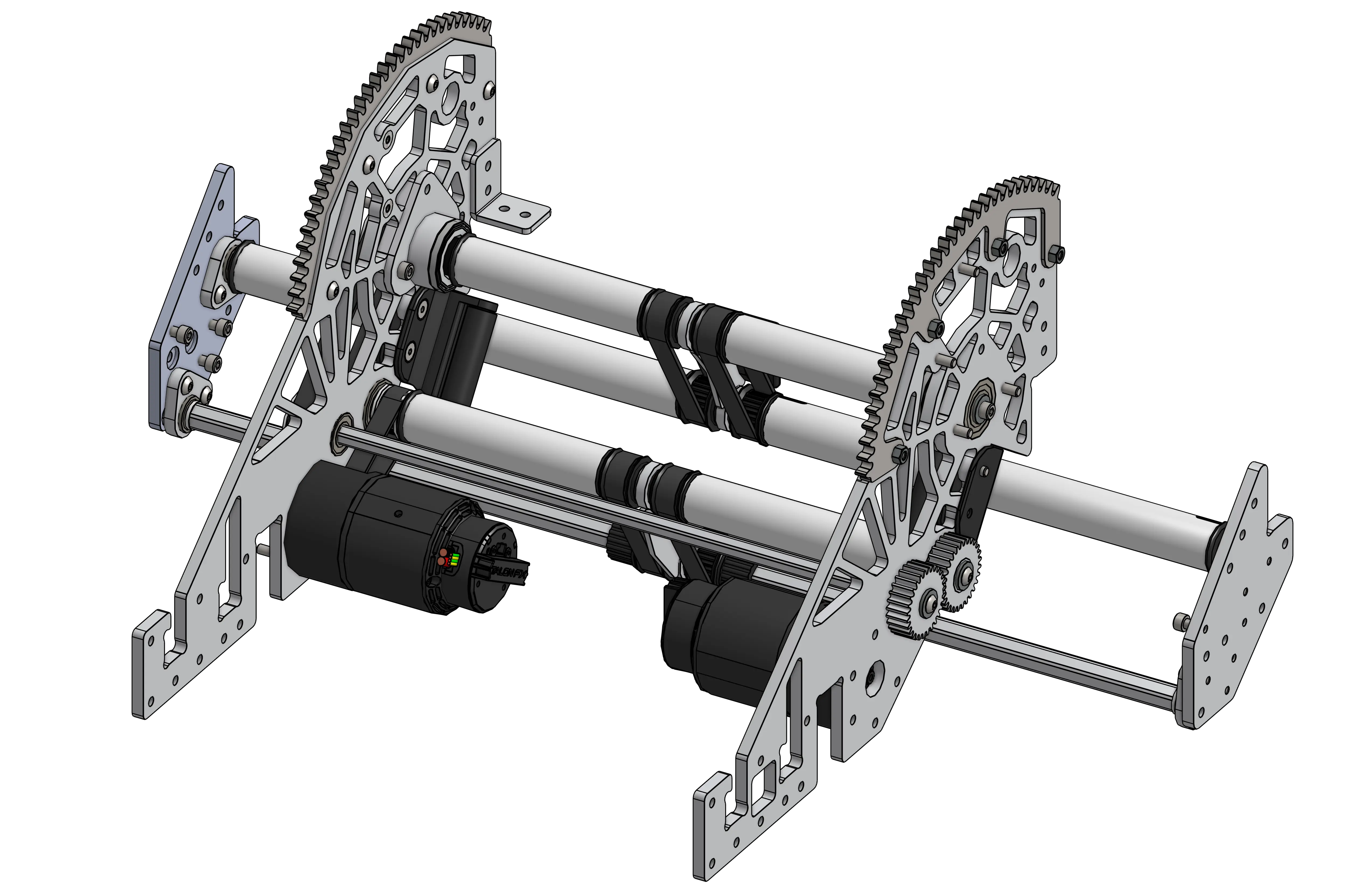 Dead axle pivot CAD render