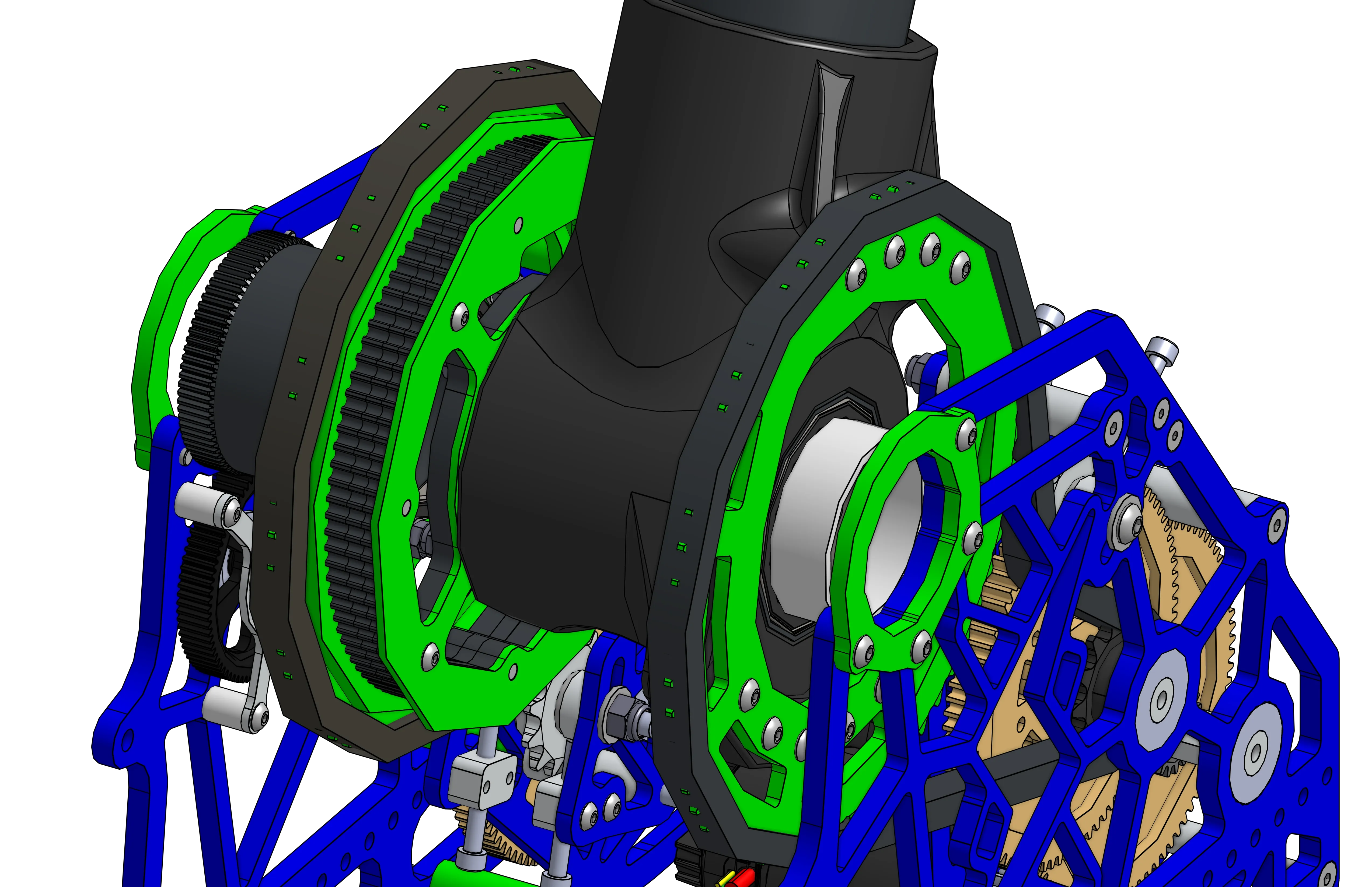 5460 Charged Up belt pivot CAD render