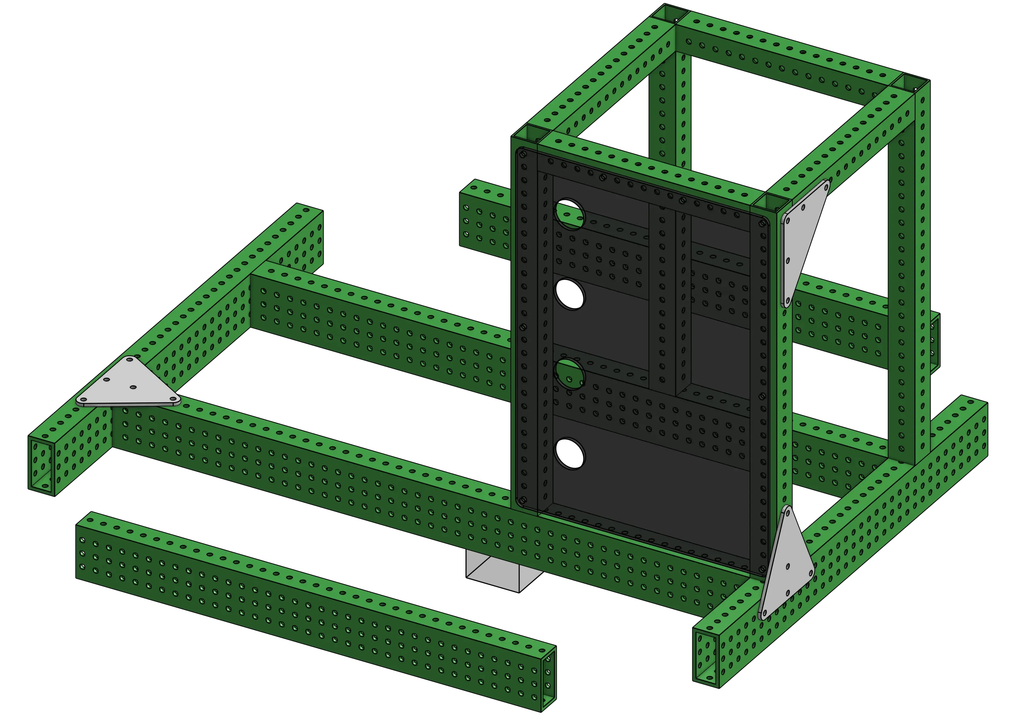 Superstructure gusset example layout